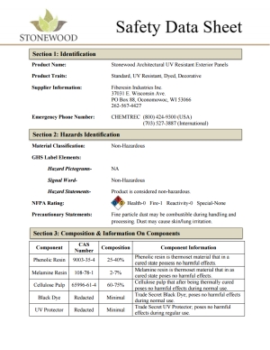 Standard Class B Exterior Panel SDS thumb